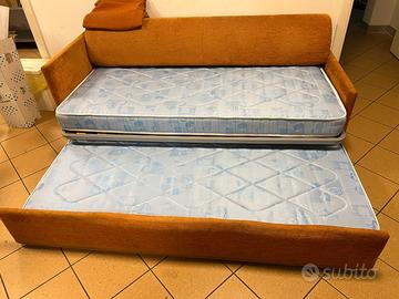 Divano letto sfoderabile con estraibile