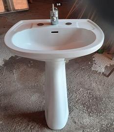 Lavello Bagno 57 x 45 cm. Altezza 14 cm. + Colonna