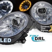 Fari anteriori Full Led F54 F55 F56 cromati 14-21