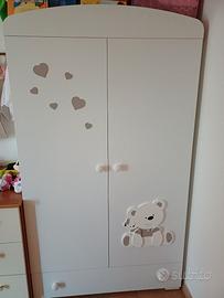 Armadio Erbesi "Tato" per cameretta bambini