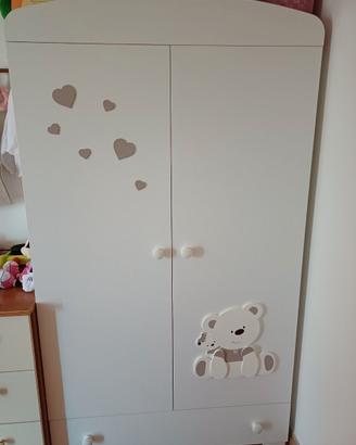 Armadio Erbesi "Tato" per cameretta bambini
