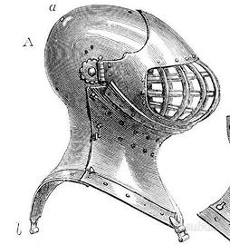 Miniatura 54mm cavaliere in armatura da torneo XV