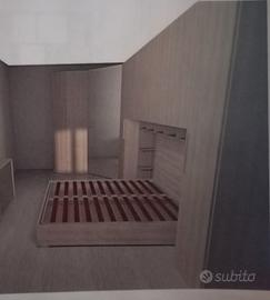 Armadio e letto matrimoniale seminuovi