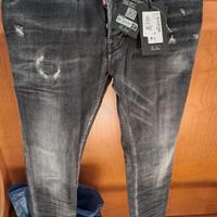 2 Jeans dsquared uomo nuovi 46 slim blu e nero