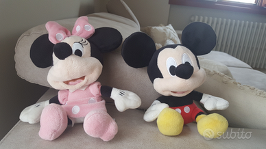 Peluche Disney Minnie e Topolino