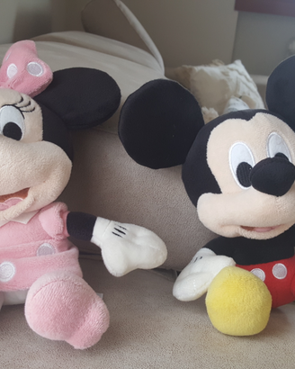 Peluche Disney Minnie e Topolino