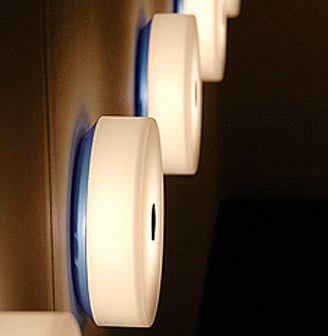 Flos Mini Button Bianca/Blu – Lampada Parete/Soffi