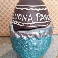 Contenitore porta cioccolatini "Buona Pasqua".