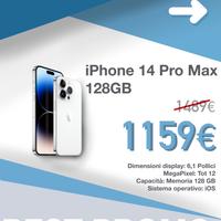 PROMO iPhone 14 pro Max 128gb nuovi