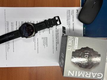 Garmin fenix 7X sapphire solar