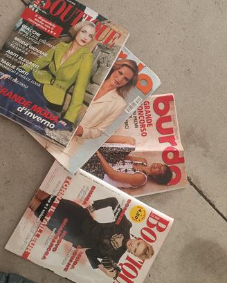 Riviste  BURDA  e LA MIA BOUTIQUE anni 2000