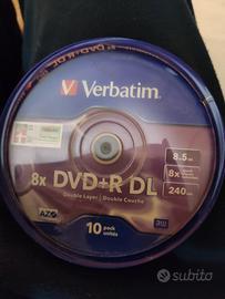 DVD-R Doppio Strato Verbatim 8.5 GB 10 Pezzi