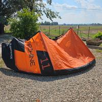 Ala Slinghshit machine 11 con barra Kite surf 