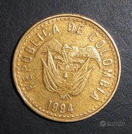 Moneta Colombia 100 Pesos 1994