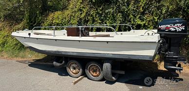 Barca Trimano Ilver + mercury 40cv + garmin UHD2