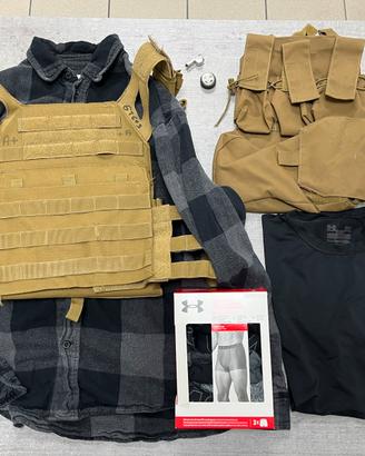 JPC + back panel map under armour softair