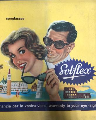 SCATOLA SOLFLEX OCCHIALI VINTAGE 12 PEZZI NUOVI