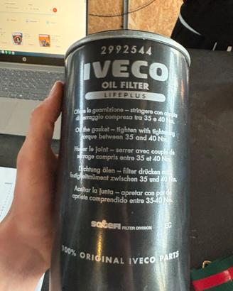oil filter iveco 2992544 nuovo