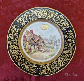 Coppia Piatti da Muro Limoges "Vieux Versailles"