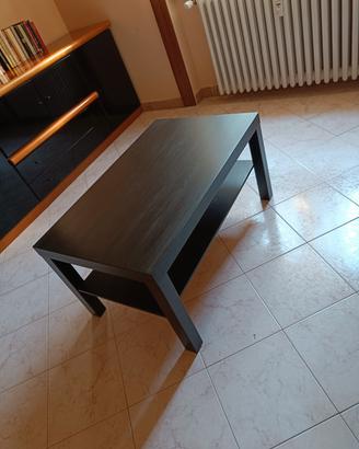 Tavolino Ikea marrone-nero wenge'