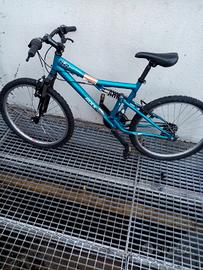 bici azzurra da ragazzo ragazzino
