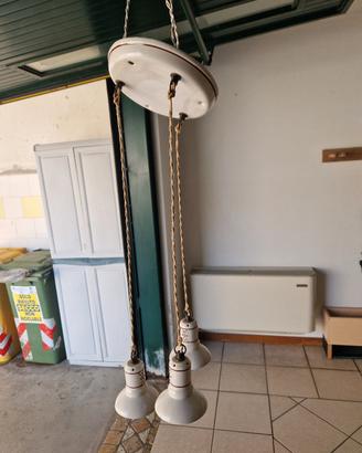 lampadario in ceramica 