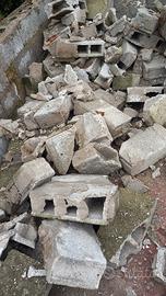Macerie blocchi cemento