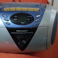 stereo Radio Cd e cassette Irradio