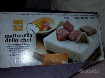 mattonella di sale 100% di cervia per cucinare 