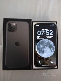 Iphone 11 pro 256 gb space gray come nuovo  cover