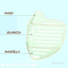 N° 6 - Para-bocca per mascherina