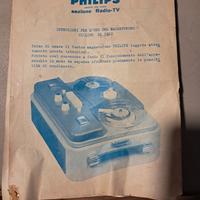 Magnetofono a Bobine Vintage Philips EL 3520- 1956