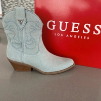 GUESS Denim Western Boots – Size 36.5, Brand New