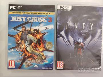 Just Cause 3 e Prey per PC