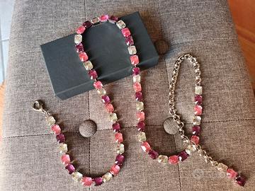 Cintura metallo e cristalli