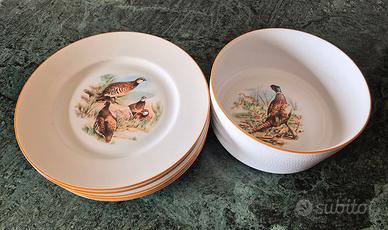 Servizio Selvaggina in porcellana-Richard Ginori