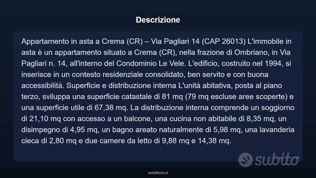 Appartamento – Crema, Ombriano - Vista 4