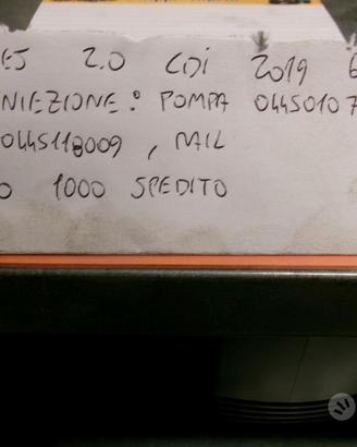 Kit inniezione pompa: inniettori, rail mercedes