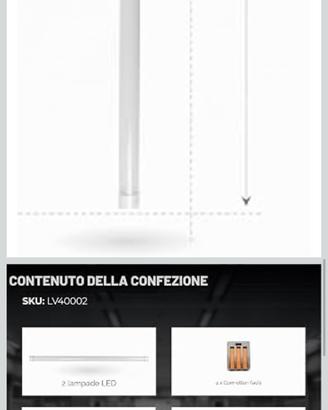 Lampade per garage nuovo imballato