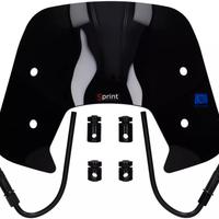mini parabrezza vespa sprint nero lucido 50 - 125 