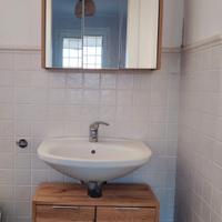 Mobiletto sotto lavabo, mobile specchio