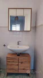 Mobiletto sotto lavabo, mobile specchio