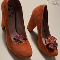 Scarpa tacco marrone Fornarina, 39