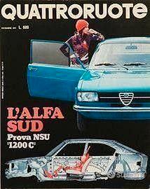Rivista quattroruote dicembre 1971
