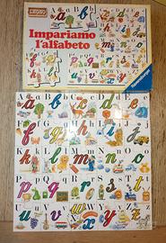 Gioco educativo alfabeto legno Ravensburger