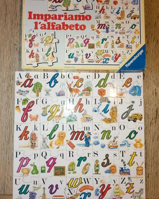 Gioco educativo alfabeto legno Ravensburger