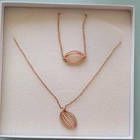 Collana e braccialetto parure Stroili oro