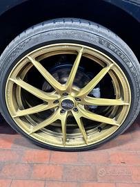4 Cerchi in lega OZ  compl. di gomme Michelin  90%