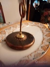 ABAT JOUR VETRO,OTTONE E RAME