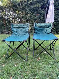 Sedie da campeggio in alluminio